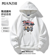 棉致國潮品牌男裝連帽衛(wèi)衣男美式寬松潮流打底衫百搭情侶裝