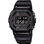 卡西歐（Casio）G-Shock系列男表金色方塊藍(lán)牙六局電波多功能運(yùn)動手表 金屬表帶黑色 B5000GD-1