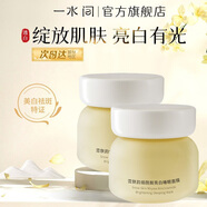 一水間雪膚韻煙酰胺亮白睡眠面膜女涂抹免洗美白補(bǔ)水美白淡斑官方正品 2瓶裝220g