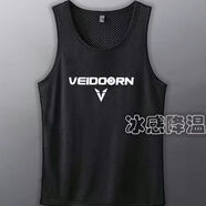 維動(dòng)籃球背心兩件套裝男健身跑步運動(dòng)訓練服不過(guò)膝雙層三分短褲潮 VD橫條運動(dòng)背心黑色 XL 【115-130斤】