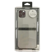 POWER SUPPORT Air Jacket超薄裸感保護殼 適用于iPhone 11系列 磨砂透黑【iPhone11 Pro Max】