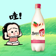 麴醇堂 水蜜桃味750mlx1瓶韓國瑪克麗米酒 夏季小甜酒