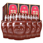 汾酒山西杏花村汾酒 老白汾 清香型白酒 新老款隨機發(fā)貨 53度 475mL 6瓶 老白汾10