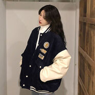 EPET春春夏外套女潮ins學(xué)生寬松韓版百搭棒球服夾克BF原宿風(fēng) 圖片色【單層】 XL