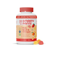 SmartyPants兒童復(fù)合維生素軟糖Omega 3魚油增強(qiáng)免疫力水果口味120粒