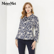 MeierMei玫而美女裝品牌專柜時(shí)尚提花小西服春秋長(zhǎng)袖短外套上衣 H29 36
