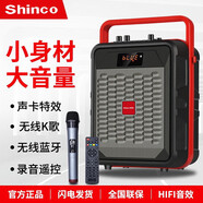 新科（Shinco）S666廣場舞音響戶外藍牙音箱k歌重低音炮大功率音
