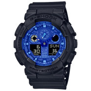 卡西歐（CASIO）潮牌GA-100表簡約運動表現代石英手表GA100RC男表 ga100bp-1a