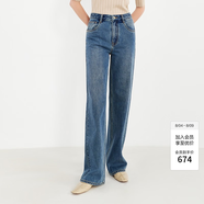 edition【好貨補單】高腰休閑牛仔褲直筒褲顯瘦復古牛仔長褲女 牛仔藍色K02 尺碼偏小，建議拍大一碼 XS (25) 尺碼偏小，建議拍大一碼