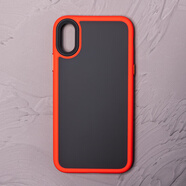 LIKGUS 適用蘋(píng)果Xs Max手機(jī)殼iPhoneX/XS全包外殼保護(hù)套XR磨砂氣囊防摔硬殼男女潮 紅色 iPhone 7/8