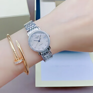 【二手99新】浪琴LONGINES女表 博雅系列 浪琴手表女士 機械女表 時(shí)尚商務(wù)休閑 瑞士手表 18K黃金玫瑰金 送禮 L4.309.0.87.6貝母鋼帶款內外鉆25.5