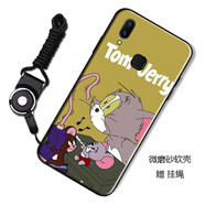 漢牌 適用vivo X21手機(jī)殼x21A后指紋版保護(hù)套 全包防摔磨砂個(gè)性卡通軟外殼 趣味貓