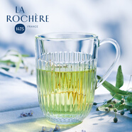LA ROCHERE 法國(guó)制造豎紋簡(jiǎn)約Ouessant烏尚系列帶柄茶杯馬克杯咖啡杯果汁杯 豎紋大號(hào)帶柄馬克杯360毫升