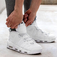 耐克（NIKE）Air More Uptempo皮蓬大AIR白藍(lán)黃黑白熊貓籃球鞋921948-003 415082-102 純白 39