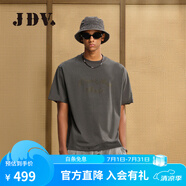 杰帝梵（J.D.V）商場同款復(fù)古質(zhì)感短袖T恤男透氣舒適2026夏季新款STTAF18 深灰色 XL