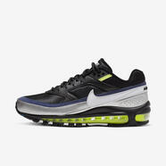 耐克（NIKE）男鞋Air Max 97BW頭氣墊跑鞋運(yùn)動(dòng)鞋AO240 Blk/Sil/Blue/Wht 7