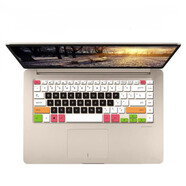 升派（ESPL） 華碩筆記本電腦鍵盤(pán)保護膜貼套 思聰本K505BP 靈耀3PRO 頑石A505ZA 五彩黑底