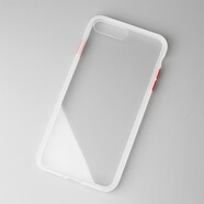 cance1 蘋果iPhoneXR手機殼全包硅膠XsMax套軟男防摔加厚高出屏幕78Plus撞色 【7P/8Plus 透明】
