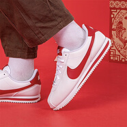 耐克（NIKE）Cortez Basic SL 男鞋女鞋經(jīng)典款復(fù)古百搭紅白跑步鞋運(yùn)動(dòng)休閑鞋 904764-101白紅 39