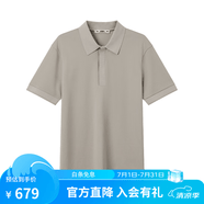 杰帝梵（J.D.V）JDV商場同款春夏新款男士灰色POLO衫短袖T恤套頭上衣 灰色 S 170/92B