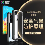決色【華為認(rèn)證品牌】華為P40/P50pro 4G/5G防摔手機(jī)殼 保護(hù)套金屬邊框全包邊透明殼 華為p40星際