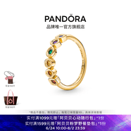 潘多拉（PANDORA）《復仇者聯盟》無限寶石戒指金色情侶對戒送女友 《復仇者聯盟》無限寶石戒指 50mm
