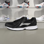 李寧男鞋運動(dòng)鞋網(wǎng)面輕便減震輕質(zhì)鞋跑步鞋 黑色 019-1 41