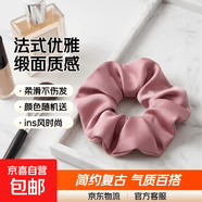 【法式優(yōu)雅】緞面大腸發(fā)圈女ins簡約復(fù)古頭繩氣質(zhì)扎頭發(fā)頭繩 1根【顏色隨機(jī)】