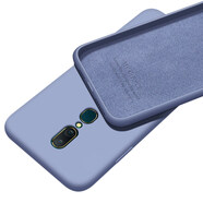 歐米滋 oppoA9手機(jī)殼oppo A9x液態(tài)硅膠A7x保護(hù)套o(hù)ppoA7n全包PCAM10軟殼防摔 A9/A9x【薰衣草灰】膚液態(tài)硅膠 - 送鋼化膜