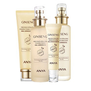 韓雅人參彈潤生機組合裝套裝禮盒補水滋潤護膚化妝抗皺緊致護膚品套裝 四件套潔面+水+乳+眼霜刮碼
