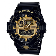 卡西歐（CASIO）G-SHOCK冰韌系列35周年透明運動防水男表 跨年禮物時尚腕表手表 GA710GB-1A  (54mm)