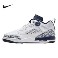 耐克（NIKE）女鞋JORDAN SPIZIKE大童運(yùn)動(dòng)鞋簡(jiǎn)版AJ4休閑實(shí)戰(zhàn)籃球鞋 FQ3950-104 35.5