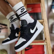 耐克（NIKE）【潮】aj男鞋籃球鞋夏季AirJordan1AJ1板鞋時尚百搭輕便運動鞋 DH6931-001/黑白復(fù)古 44