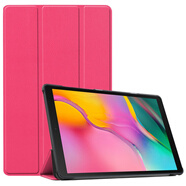 品怡適用于三星Galaxy Tab A 10.1英寸平板電腦保護皮套2019 T510保護殼 玫紅 Tab A 10.1 T510/T515 2019