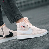 耐克（NIKE）新款女子 Blazer Mid 開拓者高幫休閑運(yùn)動(dòng)鞋板鞋 BQ4022-801 35.5