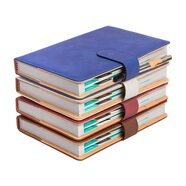 朗捷（longe）365天日程本每日計(jì)劃本效率手冊2026年日歷記事本馬年年歷本筆記本本子定制 藍(lán)色/搭扣（2026年單本）