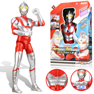 奧特曼泰羅之父咸蛋超人賽文艾斯超可動(dòng)人偶帶披風(fēng)正版大號玩具 超大號丨可動(dòng)聲光初代73cm