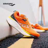 Saucony【彭于晏同款】索康尼勝利22專業(yè)強(qiáng)緩震跑鞋男厚底跑步鞋運(yùn)動(dòng)鞋男 桔深灰215 42