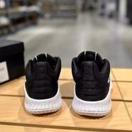 ADIDAS/阿迪達(dá)斯Pro Bounce 2018 Low男款實(shí)戰(zhàn)訓(xùn)練緩震場(chǎng)上運(yùn)動(dòng)籃球鞋 FW5747 黑白 40.5