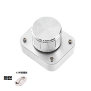 KEYSILK藍(lán)牙無(wú)線三模單旋鈕自定義音量控制器亮度替代Surface Dial 白色藍(lán)牙雙模 無(wú)光