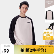 駱駝（CAMEL）戶(hù)外抓絨衣男內(nèi)搭秋冬長(zhǎng)袖T恤220g輕量聚熱 A14CA6K788  L