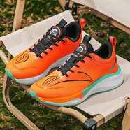 LI NING跑步鞋赤兔6pro跑鞋競速男鞋透氣飛電3c男碳板減震專(zhuān)業(yè)運動(dòng)鞋男 赤兔7Pro熒光橙 四季款 40