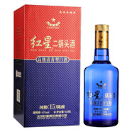 紅星北京紅星二鍋頭 十年左右老酒 單瓶裝 老酒包裝微瑕介意慎拍 43度 500mL 1瓶 純糧15陳釀