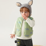 巴拉巴拉童裝兒童馬甲兩面穿背心2025新款秋冬裝羊羔絨上衣服男女寶寶衣服