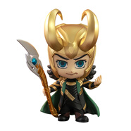 HOT TOYS復仇者聯(lián)盟4雷神洛基 COSBABY迷你珍藏人偶單裝 洛基連權杖