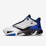 AJ喬丹（nike Air Jordan）Max Aura 4 經(jīng)典復(fù)刻戰(zhàn)靴 輕量緩震 舒適防滑可視氣墊男士籃球鞋 藍白DN3687-104 41