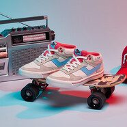 PONY/波尼中低幫滑板鞋ATop時(shí)尚男運動(dòng)透氣板鞋韓版硫化休閑鞋 淺灰（女） 38