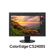 藝卓EIZO CS2400S 廣色域 硬件校準 攝影修圖后期制作 工業(yè)監控圖像顯示屏 24.1英寸黑色