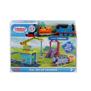 【8成新】托馬斯和朋友（THOMAS&FRIENDS）小火車兒童男孩玩具 軌道大師系列之卡莉和桑迪運(yùn)輸好伙伴套裝禮盒HDY58