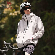 駱駝（CAMEL）硬殼沖鋒衣女單層外套24新款防水防風(fēng)衣登山服男